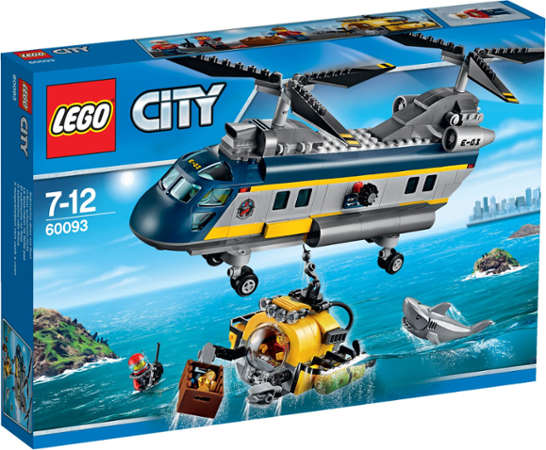 Lego City 60093 Vrtulník pro hlubinný mořský výzkum