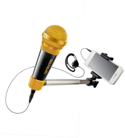 SelfieMic - Selfie mikrofon černý