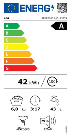 AEG 8000 ÖKOMix® LTR8E363C