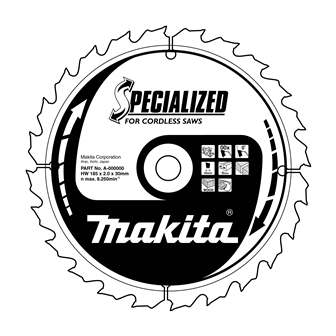 Makita pilový kotouč 165x20mm, 24T B-09173