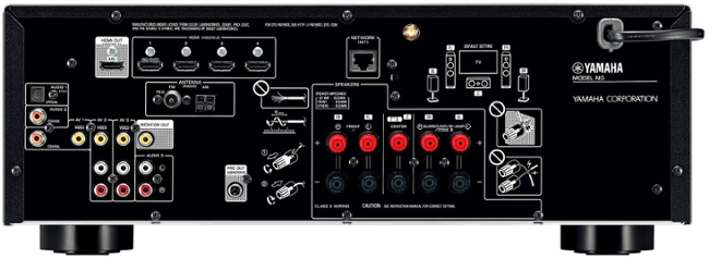 Yamaha RX-V483 black