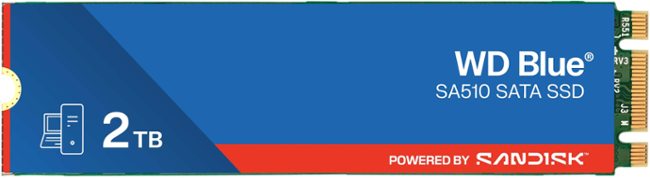 WD Blue SA510/2TB/SSD/M.2 SATA/4R