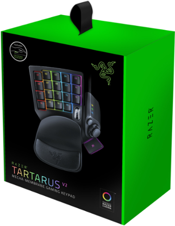 Razer Tartarus V2, RGB LED, černá