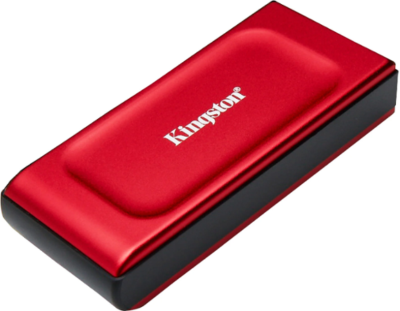 Kingston XS1000/2TB/SSD/Externí/Červená/5R