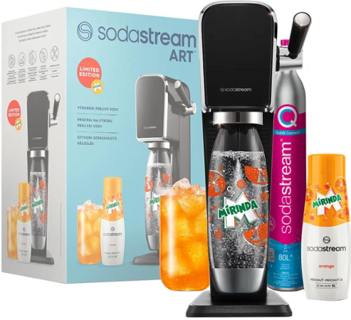 Sodastream ART Black MIRINDA Mpack