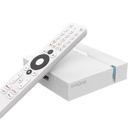 LEAP-S3+ V2 Google TV Box White Strong