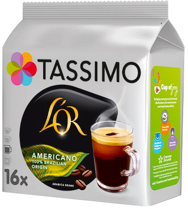 Tassimo Brazil Americano 16ks