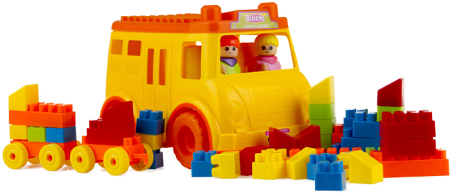 Alltoy autobus s kostkami