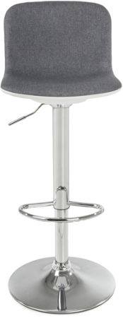 Barová židle G21 Lima látková, gray