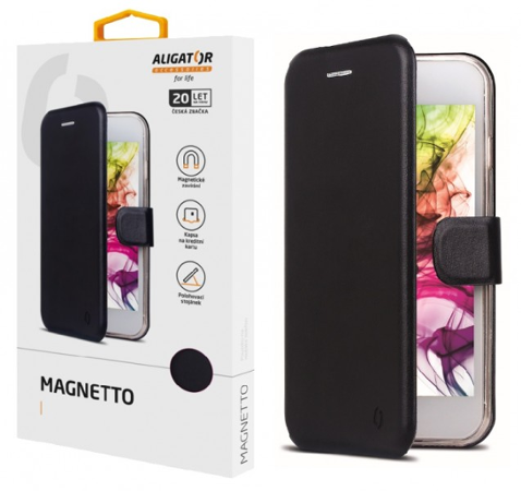Aligator Magnetto Samsung A40, Black