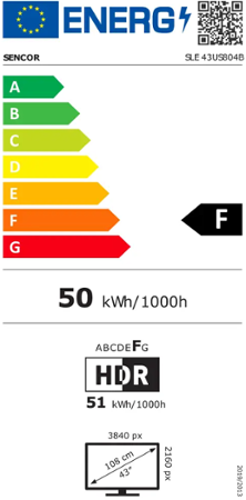 Sencor SLE 43US804B