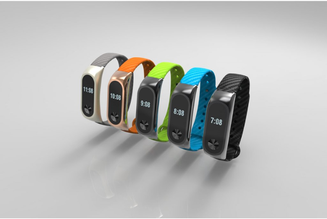 Náhradní náramek Xiaomi MiBand 2 Carbon Orange