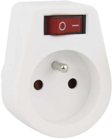 Emos zásuvka P0027 s vypínačem