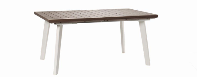 Keter Harmony rozkládací bílý / cappuccino