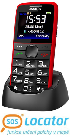 Aligator A675 Senior červený