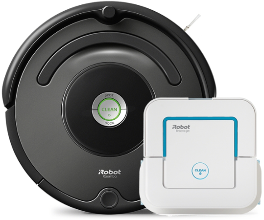 Set iRobot Roomba 676 WiFi + Braava jet 240