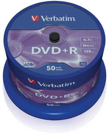 Verbatim DVD+R 4.7GB 16x spidl 50ks