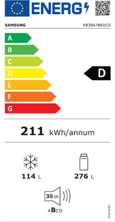 Samsung Bespoke RB38A7B6DCS/EF