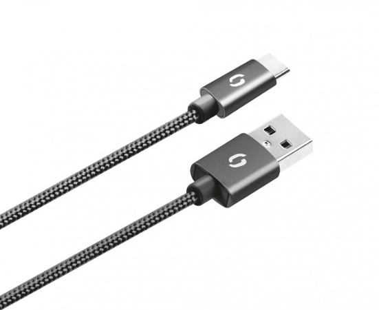 Aligator datový kabel PREMIUM 2A, USB-C černý