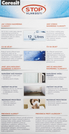 Ceresit Stop vlhkosti Aero 360 odvlhčovač vč. 2x450g tablet