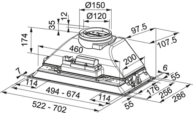 Franke FBI 525 XS HCS