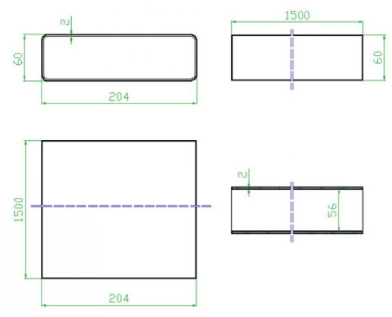 Faber Ploché potrubí 87.515