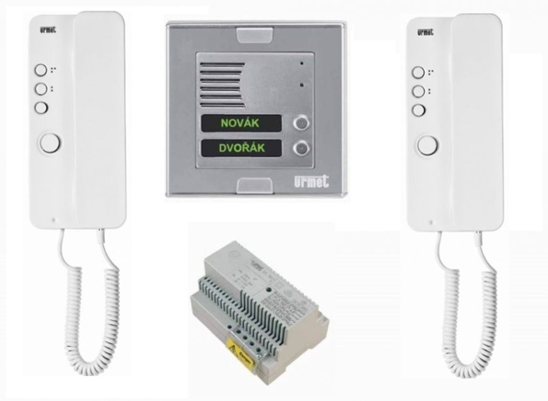 1150/302 Souprava domovního tel. pro 2 účast