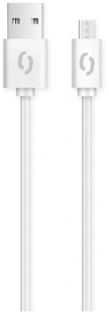 Aligator datový kabel 2A micro USB 1m, bílý