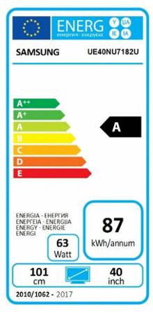 Samsung UE40NU7182