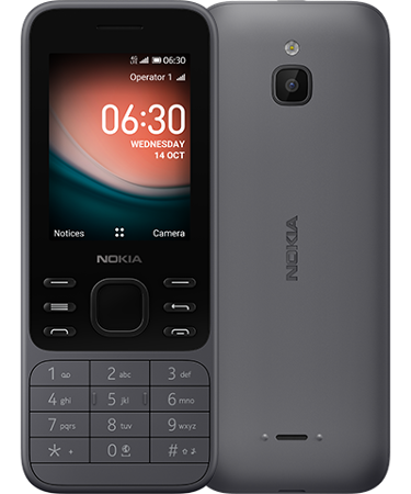Nokia 6300 4G charcoal