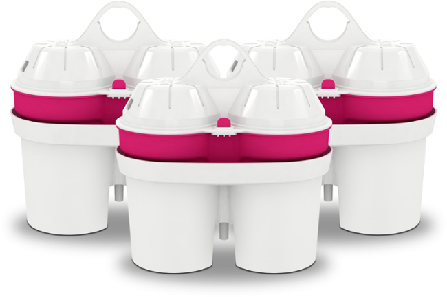 VIDA MEI 2,6L FIL.KONVICE ČERNÁ +3KS BWT