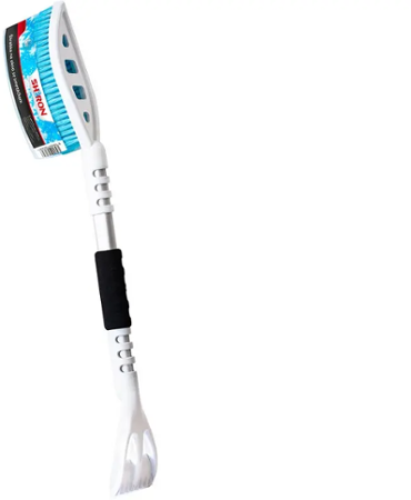 Škrabka SHERON na okno se smetáčkem bílo-modrá