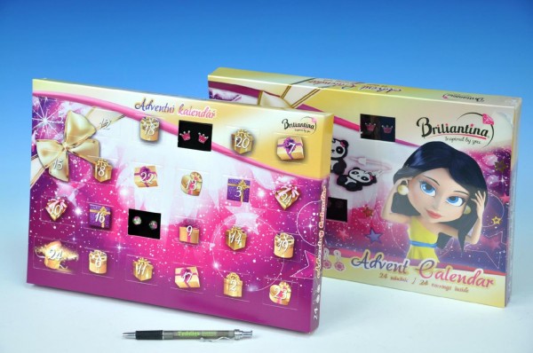 Bonaparte Adventní kalendář Briliantina sběratelské náušnice