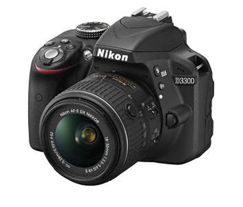 NIKON D3300 + AF-P 18-55 VR BLACK 