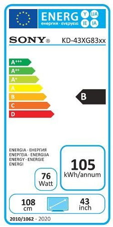 Sony Bravia KD-43XG8396