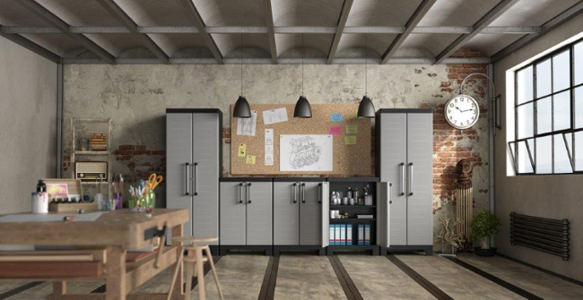 Keter Detroit High šedá