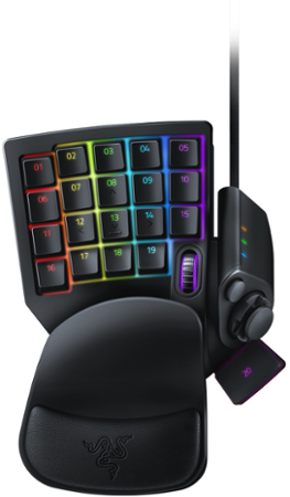 Razer Tartarus V2, RGB LED, černá