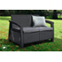 Keter Corfu love seat dvousedačka grafitová