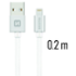 Swissten Textile USB/Lightning 0,2 m