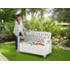 Keter 253818 Patio Bench bílá