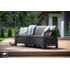 Keter Corfu love seat max grafitová