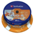 Verbatim DVD-R 4,7GB 16x Printable spindl 25 ks