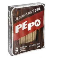 PE-PO gril jednorázový + grilovací brikety