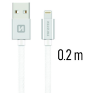 Swissten Textile USB/Lightning 0,2 m