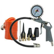 Dedra sada čerpadlová pistole s manometrem