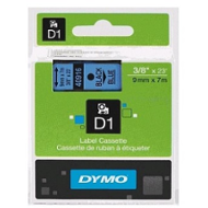Páska DYMO D1 9mm černá/modrá