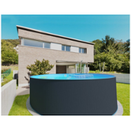 CF ANTRAZIT/Blue 450x120cm