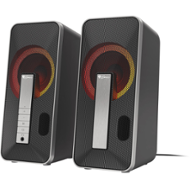 Genesis herní reproduktory HELIUM 100/RGB/Stereo/10W/Černá-stříbrná