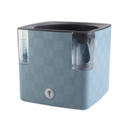 Flower Lover Cobble 14x14x14 cm - ocelově modrá