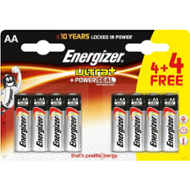 Energizer max tužka AA 4+4 KS EU010